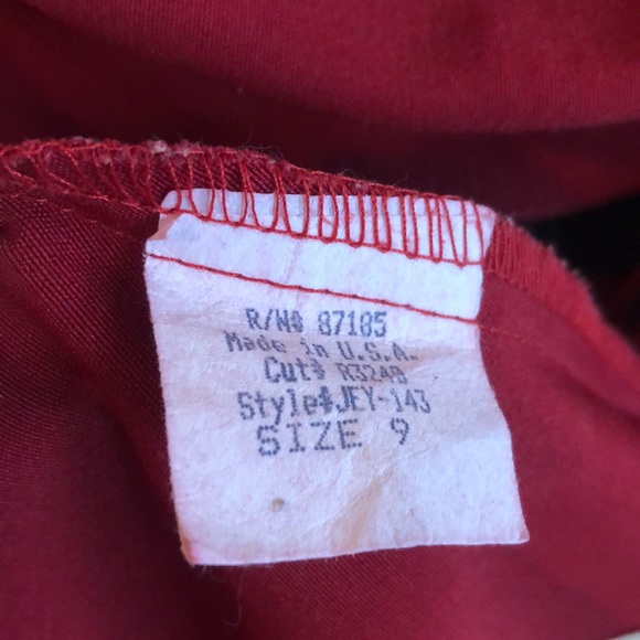 Ruby Rox || Vintage Strapless Fit and Flare Red Mini Dress - Picture 6 of 11